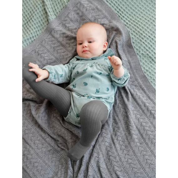 Salopette barboteuse en velours imprimé bébé vert imprimé