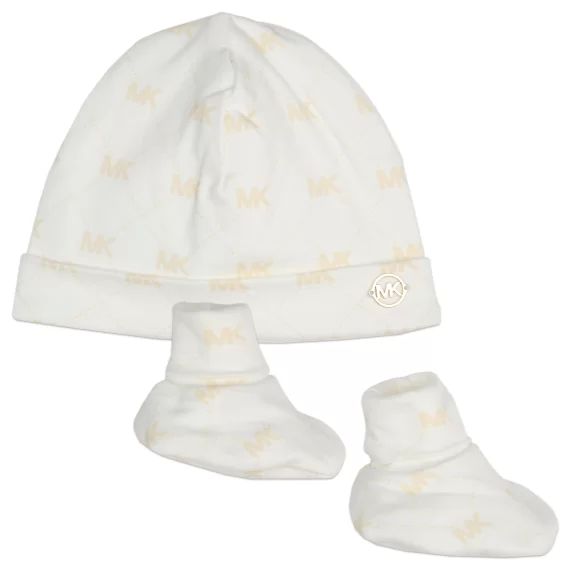 BONNET+CHAUSSONS+MOUFLES Fille Blanc
