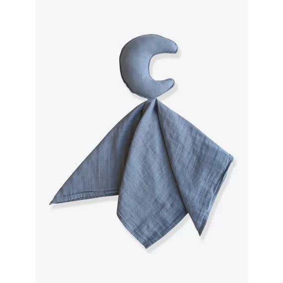 Doudou lange lune – MUSHIE bleu
