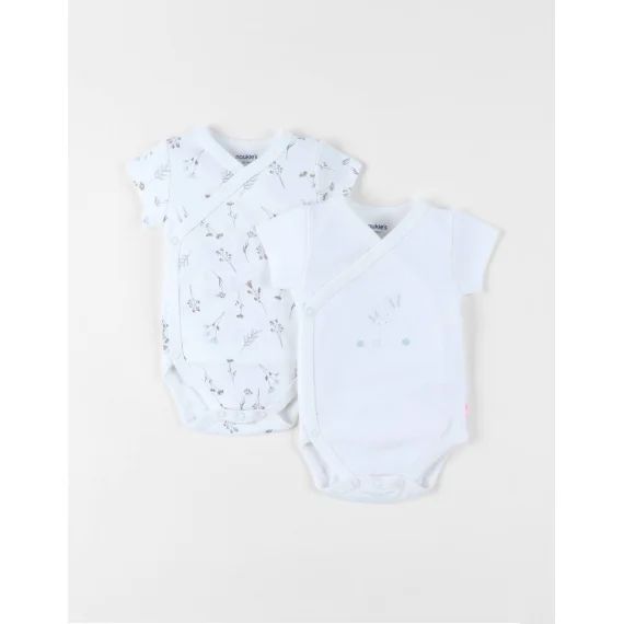 Set De 2 Bodys Coton Blanc