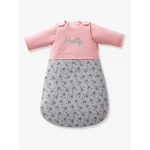 Gigoteuse manches amovibles PRETTY BABY rose / multicolore