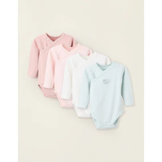 Pack 4 Bodies De Coton Multicolore