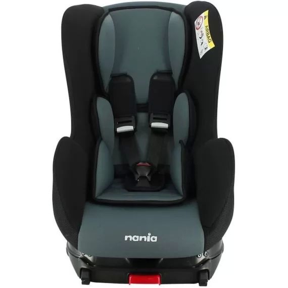 Siège auto NANIA COSMO – Isofix -Groupe 0/1 (0-18Kg) – Dos route 0-10Kg – Inclinable – Access gris – Fabriqué en France gris