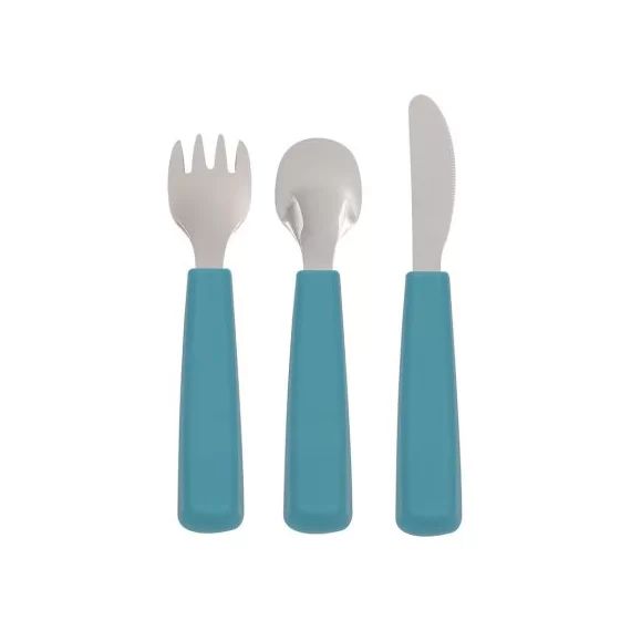 Set de 3 couverts bleus