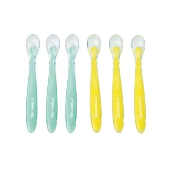 Lot de 6 cuillères silicone