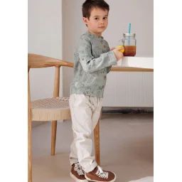 Chemise En Gaze De Coton Gao Kaki