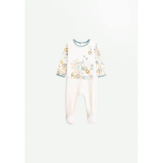 Pyjama Bébé Capucine Ecru