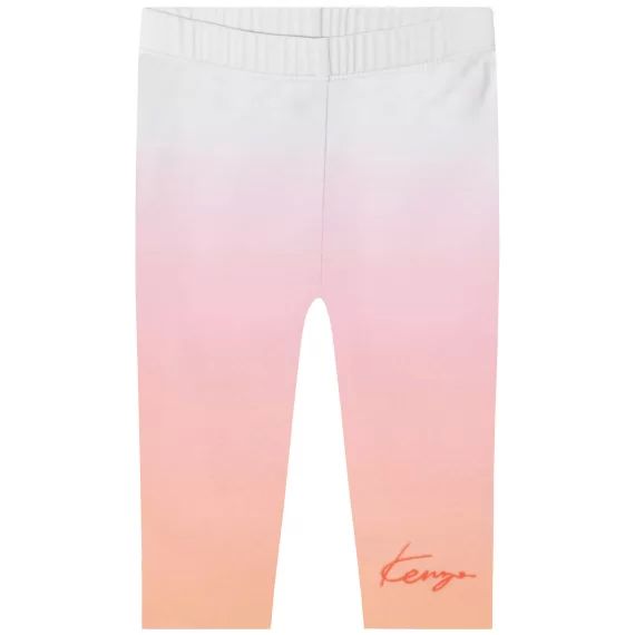 Legging dégradé à imprimé Fille Orange
