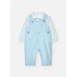 Ensemble Pour Bébé En Tricot Bleu