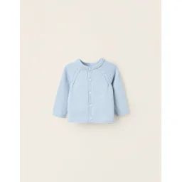 Gilet En Maille En Coton Bleu Clair
