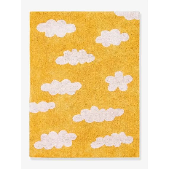 Tapis coton Lavable Motif Nuage – LORENA CANALS moutarde