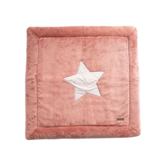 Tapis de jeu étoile terracotta (100 x 100 cm)