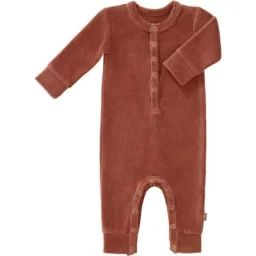 Pyjama en velours bio Copper (6-12 mois : 67 à 74 cm)
