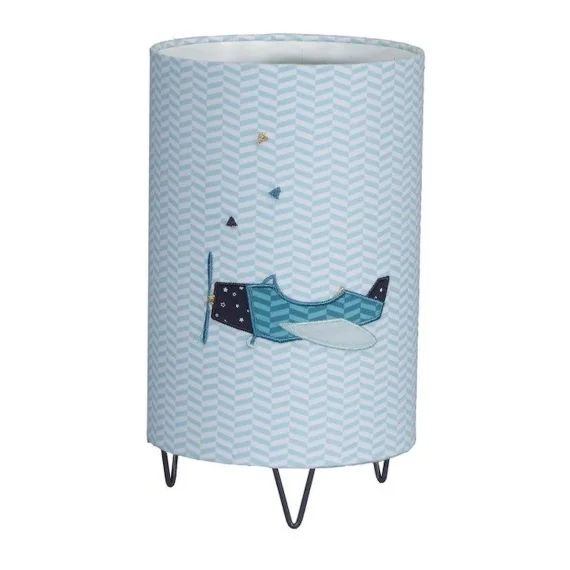 Lampe à  Poser Pieds Métal en coton Bleu bleu