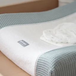 Housse pour matelas à langer Sofalange vert d&rsquo;eau