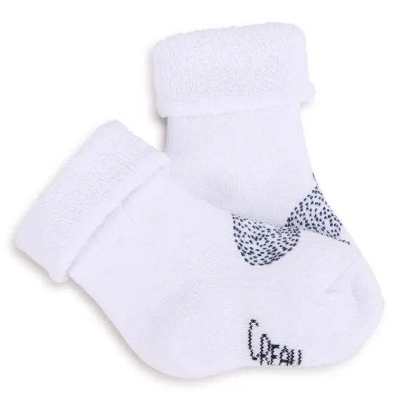 Chaussettes avec motif ours Garçon Blanc