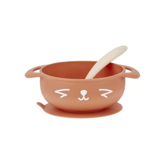 Coffret repas en silicone Tast&rsquo;isy renard (2 pièces)