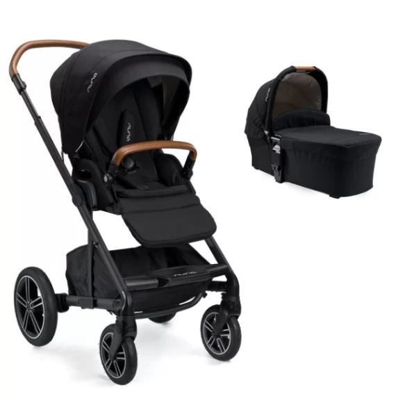 Poussette Nuna Mixx Next + Nacelle – Caviar