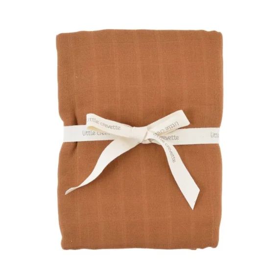 Maxi-lange En Coton Bio* Uni Caramel Marron