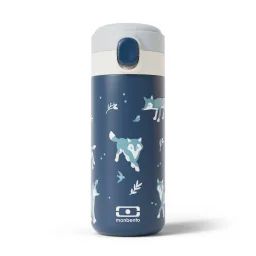 Gourde Isotherme À Bec Verseur 360ml Pop Bleu Wolf