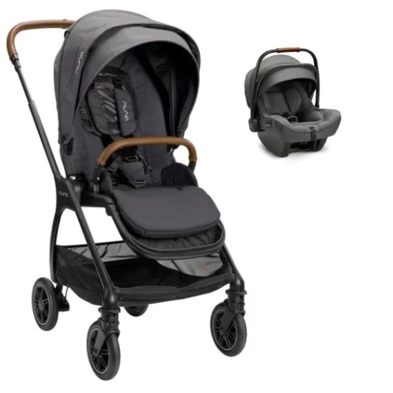 Poussette Nuna Triv + Coque Auto Pipa Next – Granite