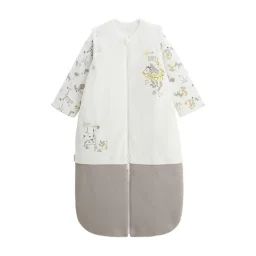 Turbulette D&rsquo;hiver En Velours Avec Manches Amovibles Et Jambes Séparables Baby Safari Blanc