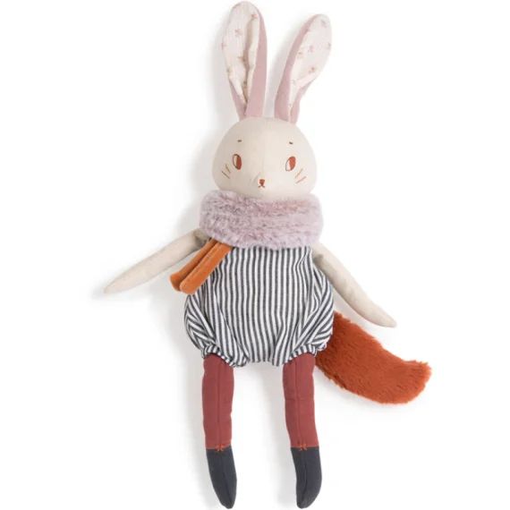 Grande peluche Plume le lapin Après la pluie (44 cm)