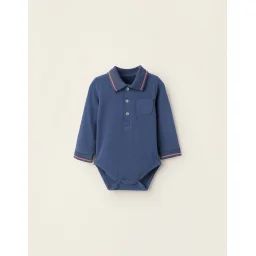 Body-polo Avec Poche Bleu