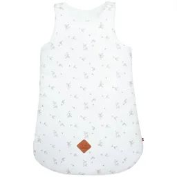 Gigoteuse Sans Manches En Coton Melody Blanc Imprimé Minimaliste