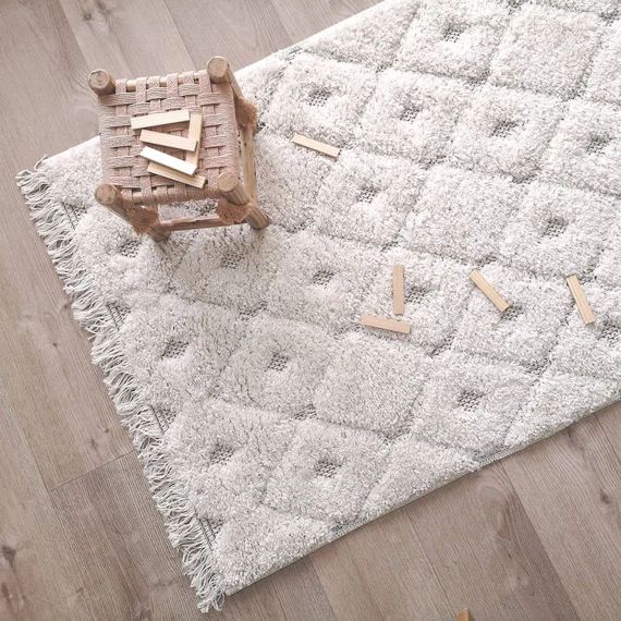 Tapis Chambre Enfant Style Bohème Homy Beige