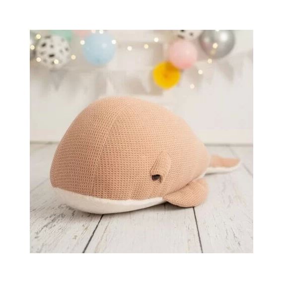 Peluche Baleine Beige Maxi Amigurumis