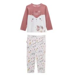 Pyjama Bébé 2 Pièces En Velours Elena Rose