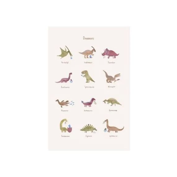 Affiche Dinosaures (42 x 30 cm)