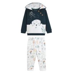 Ensemble En Molleton Sweat Et Pantalon Bébé Garçon Scotty Bleu