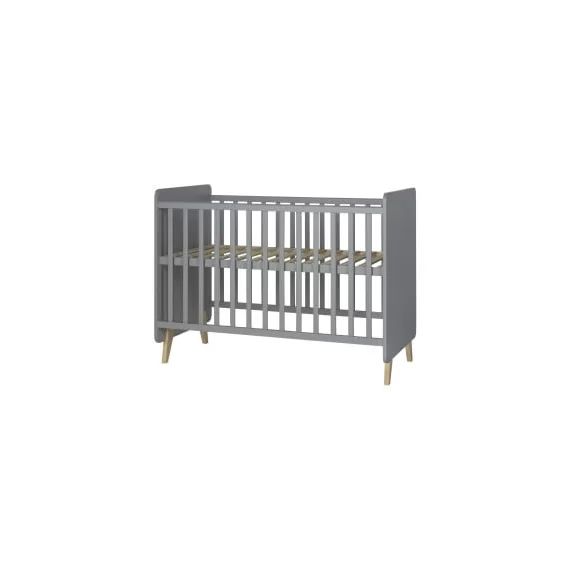 Lit bébé Loft Gris (120x60cm)