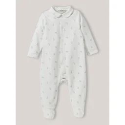 Dors-bien En Jersey En Coton Biologique Imprimé Oies