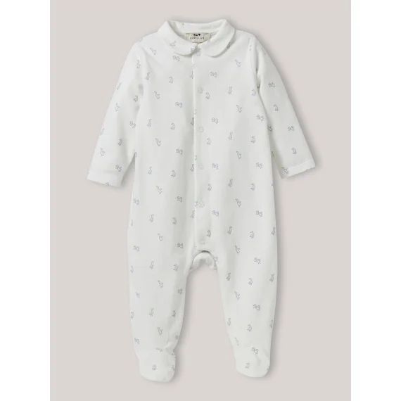 Dors-bien En Jersey En Coton Biologique Imprimé Oies