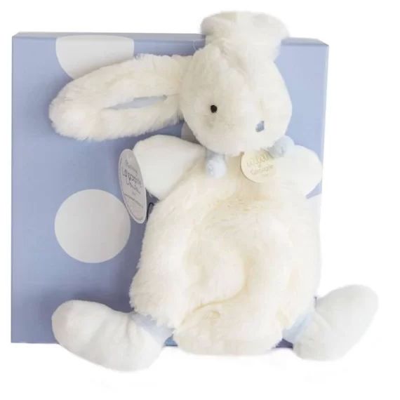 DOUDOU ET COMPAGNIE Lapin Bonbon – Doudou Bleu bleu