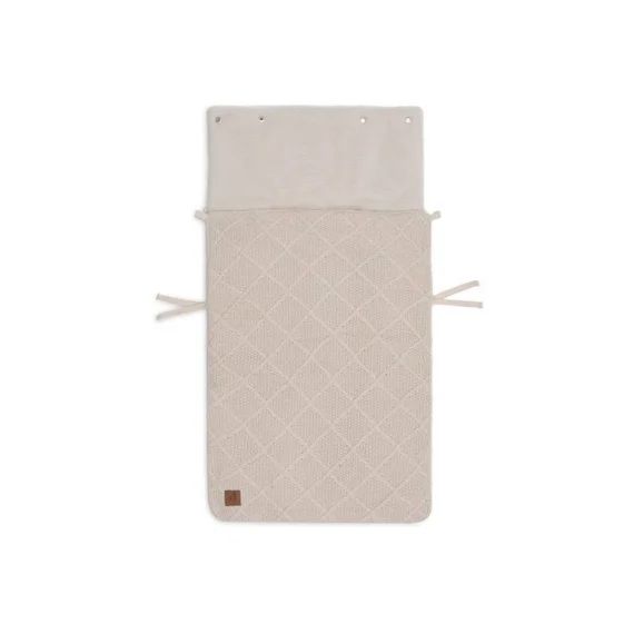 Nid D&rsquo;ange Groupe 0+ 3/5 Points Check Knit – Oatmeal Beige
