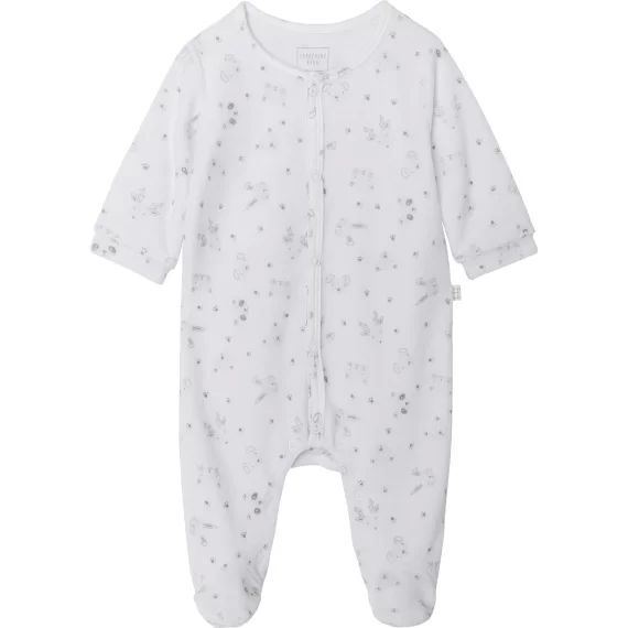 Pyjama en velours Garçon Blanc