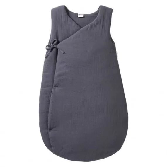 Gigoteuse doublée en gaze de coton, AMBRE gris