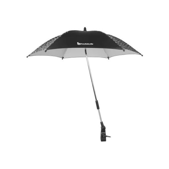 Ombrelle pour poussette blanche et noire