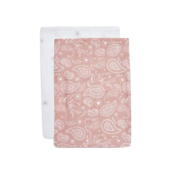 Lot de 2 gants de toilette en coton bio Paisley & Halo