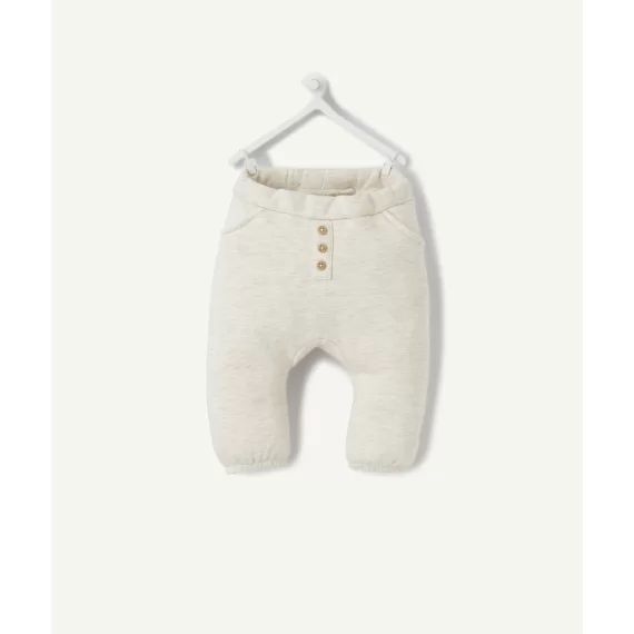 Pantalon jogging gris clair bébé avec motif animal