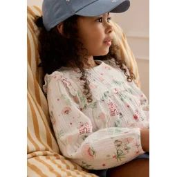 Blouse Bébé En Gaze De Coton Arya Ecru