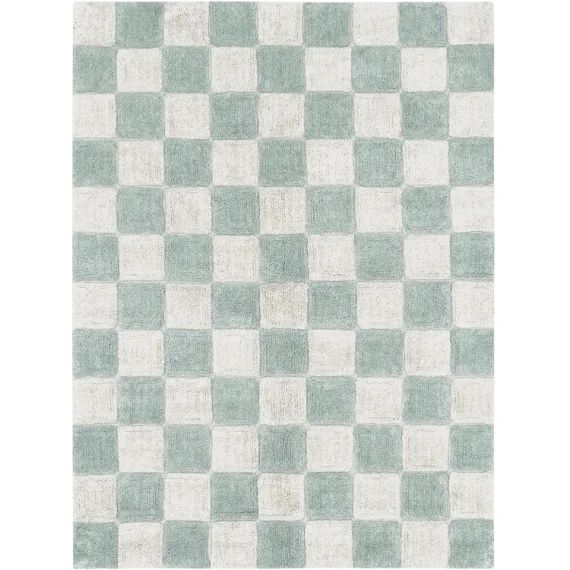 Tapis lavable Kitchen Tiles bleu-vert (120 x 160 cm)