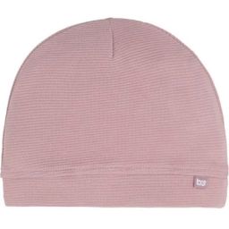 Bonnet en coton Pure vieux rose (0-3 mois)