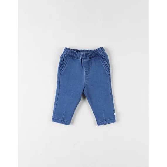 Pantalon En Jeans Bleu