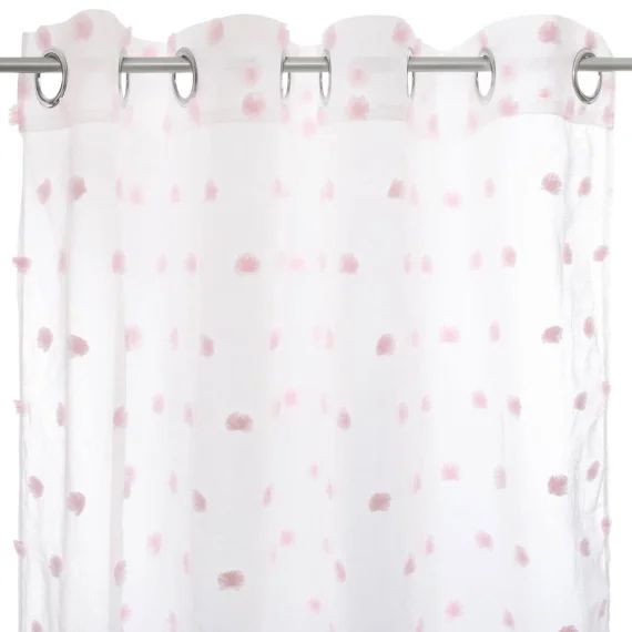 Rideau Enfant – Pompoms Rose