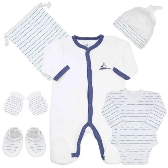 Kit Naissance Trois Kilos Sept – Bleu 1 Mois Bleu